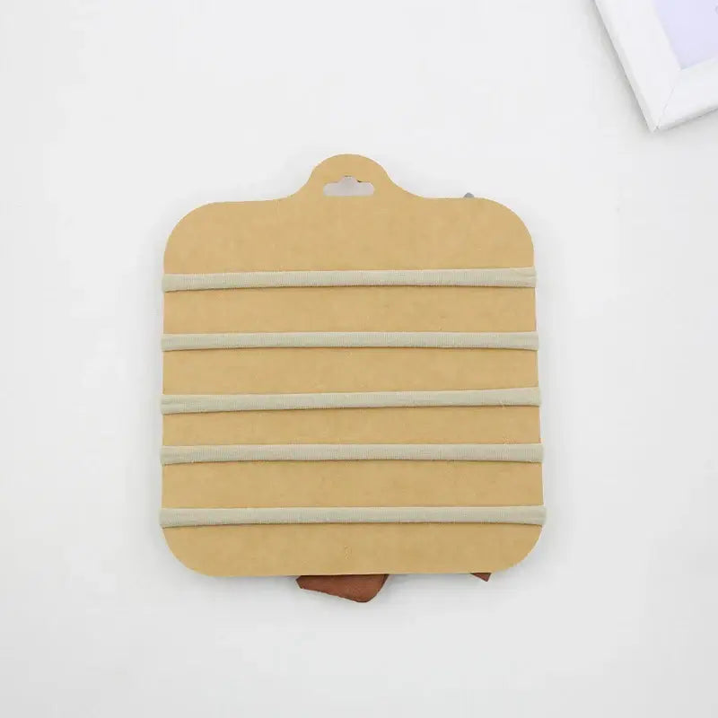 Back view of baby bow headband set