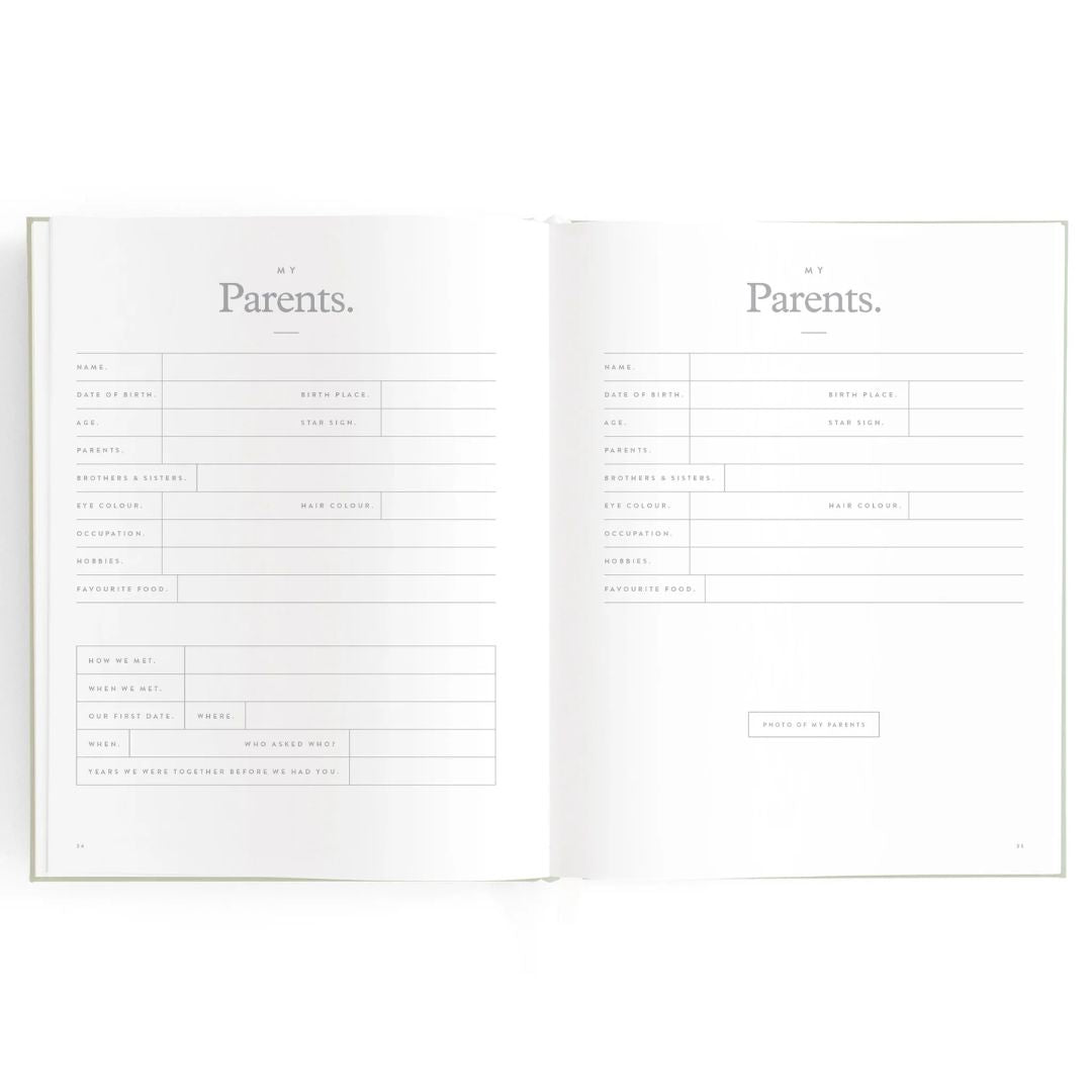 Baby Memory Book | Personalised Baby Keepsake Journal for Milestones