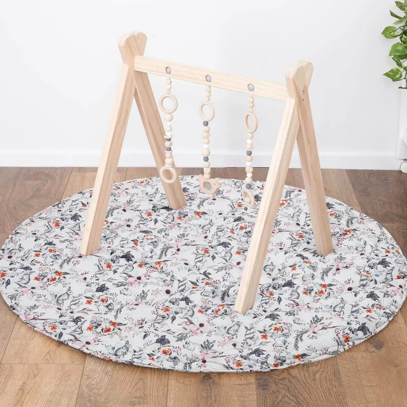 Quilted Play Mat - Enchanted Bunnies