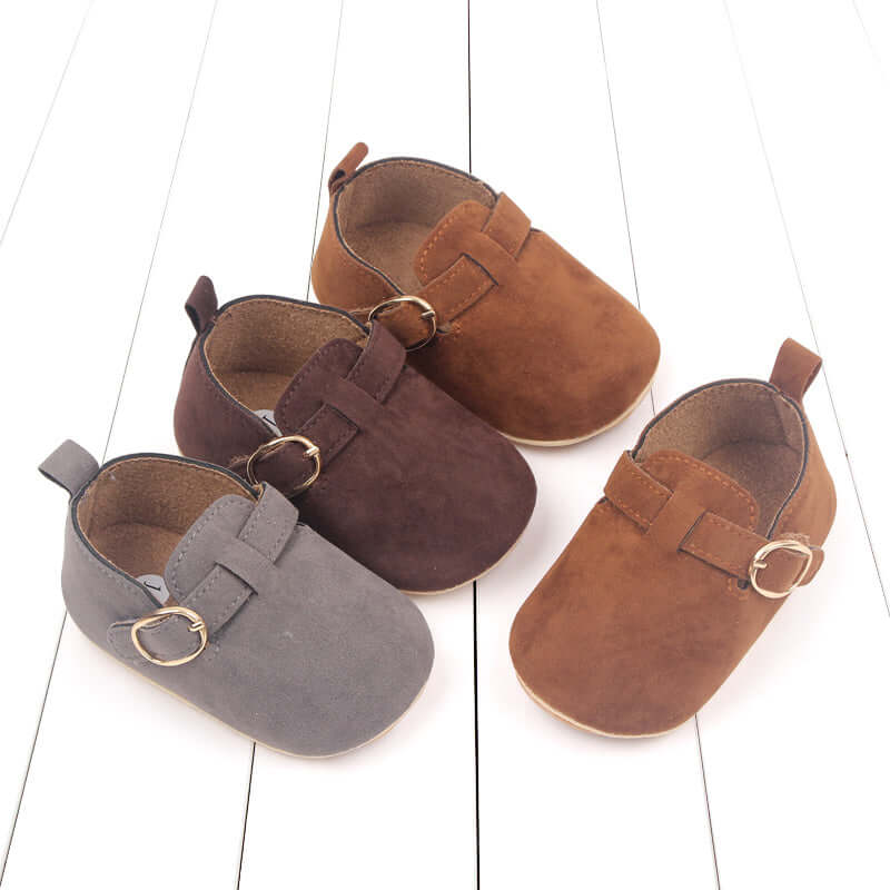 Soft Suede Baby Loafers | Comfortable First Shoes for Babies - Lulu Babe