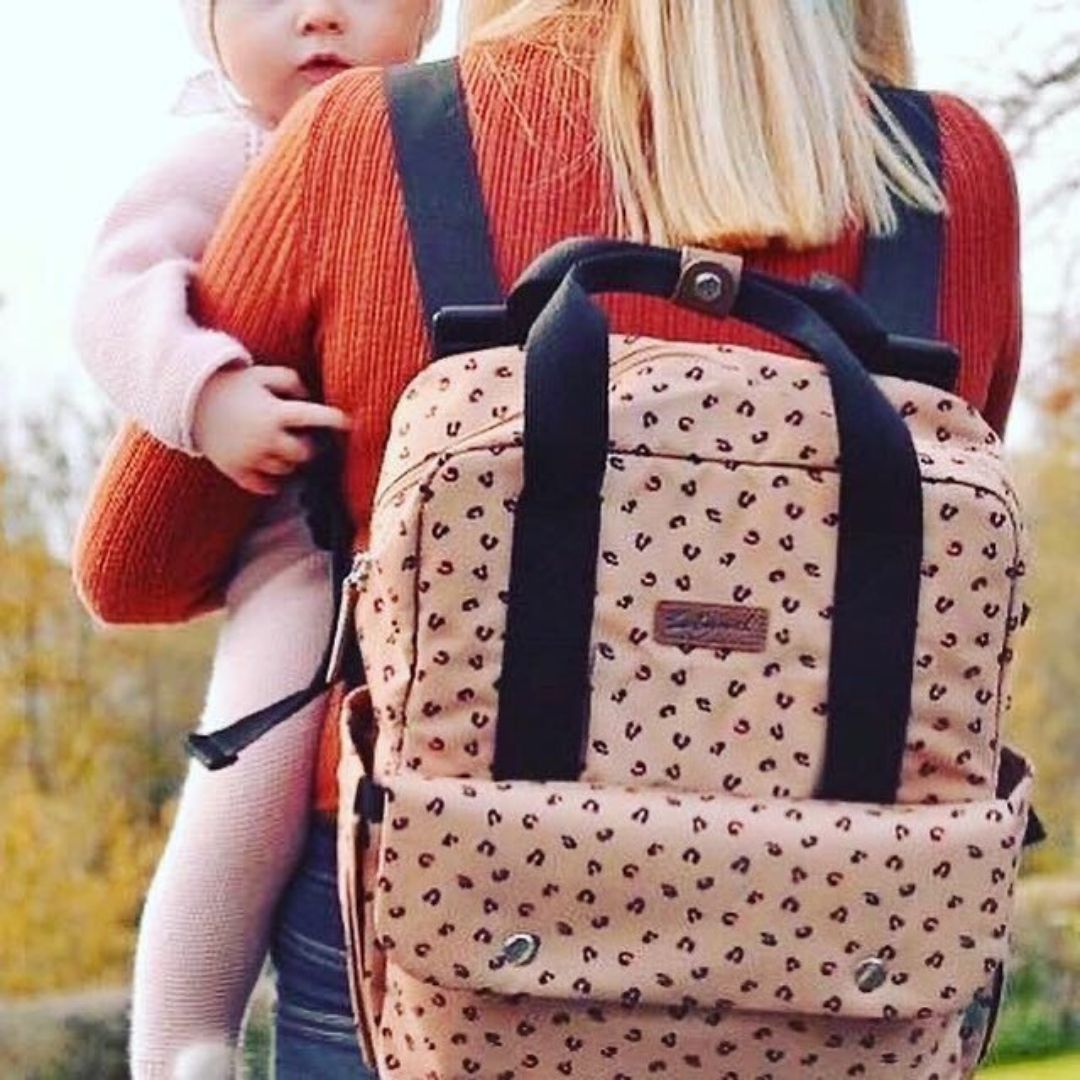 Babymel Georgi Eco Backpack Caramel Leopard