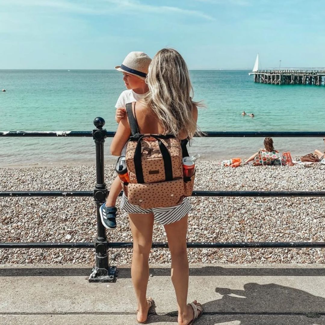 Babymel Georgi Eco Backpack Caramel Leopard