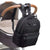BabyMel Lola Eco Quilted Nappy Backpack - Sustainable Baby Bag - Lulu Babe
