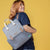 Babymel Robyn Eco Convertible Backpack - Navy Stripe