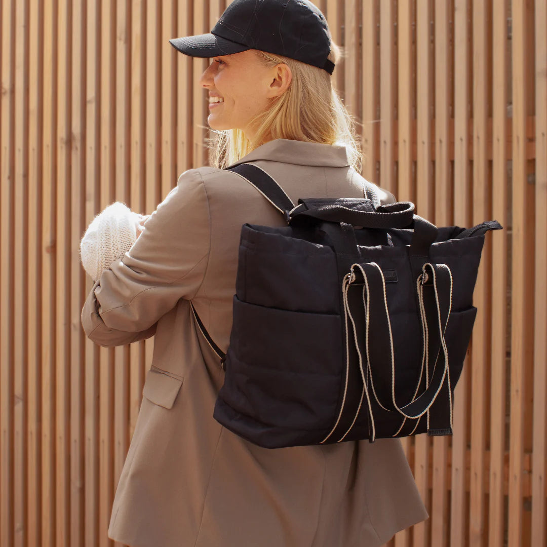 Babymel Sammi Eco Nappy Bag | Backpack to Shoulder Bag - Lulu Babe