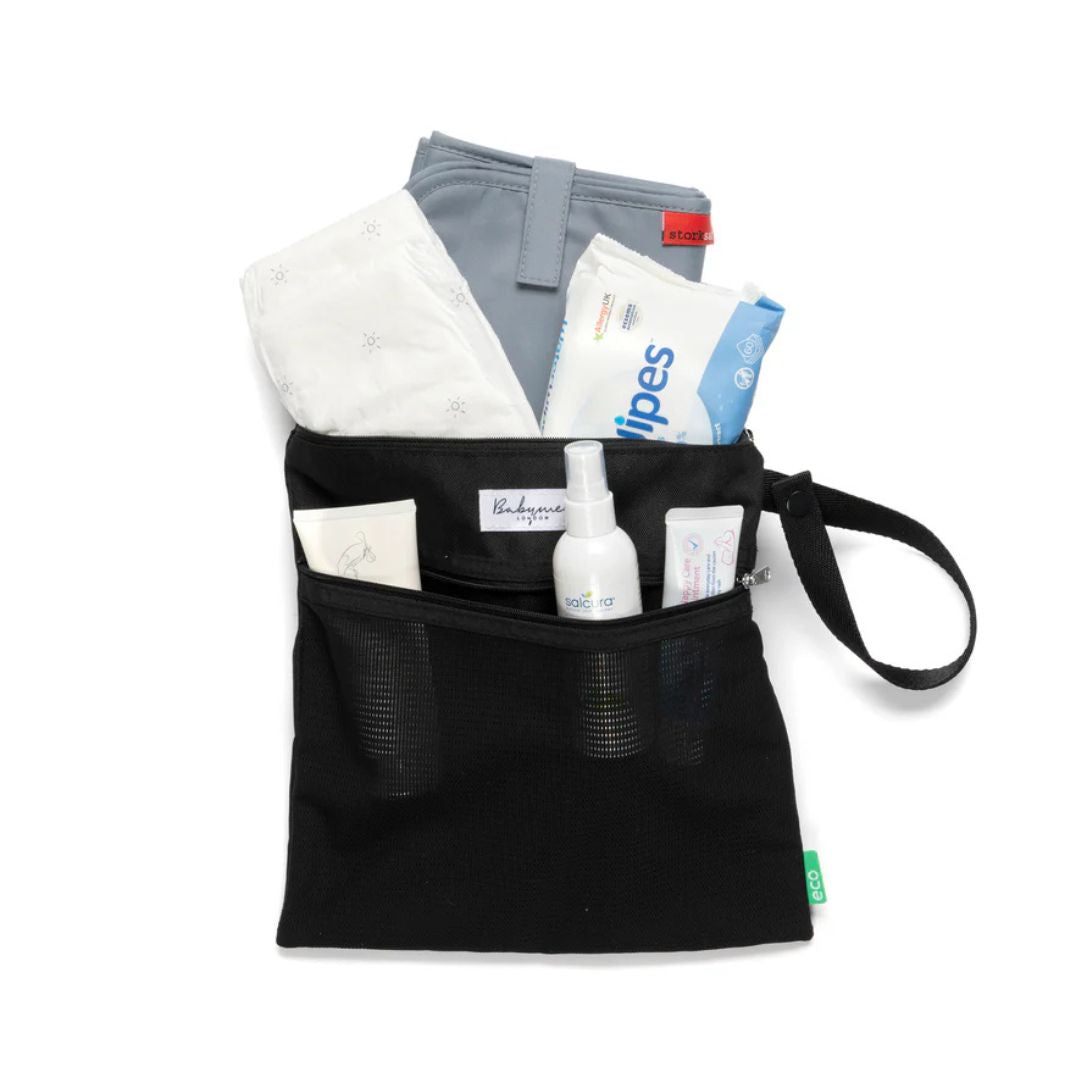 Babymel Wet Bag & Change Pouch Set. Eco-friendly and organised.