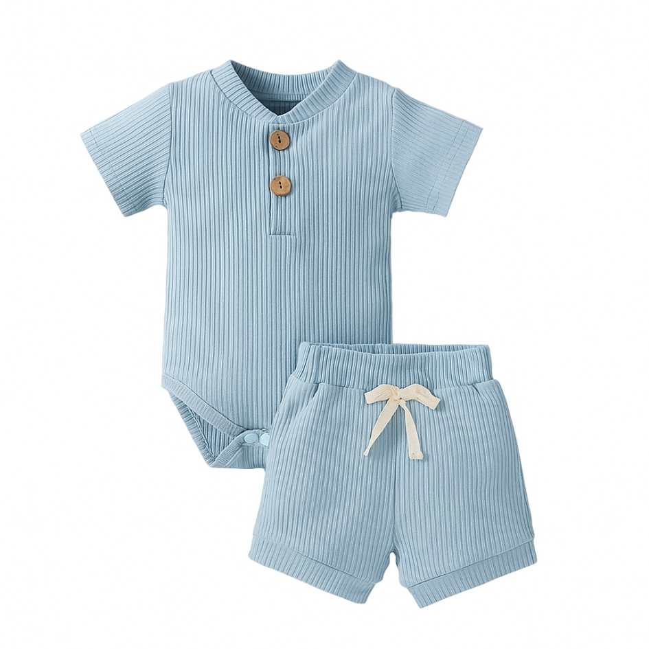 Bailey Ribbed Shorts Set