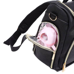 Beaulyn Nappy Bag | Faux Leather Baby Bag - Lulu Babe