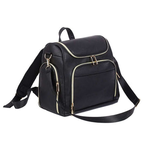 Beaulyn Nappy Bag | Faux Leather Baby Bag - Lulu Babe