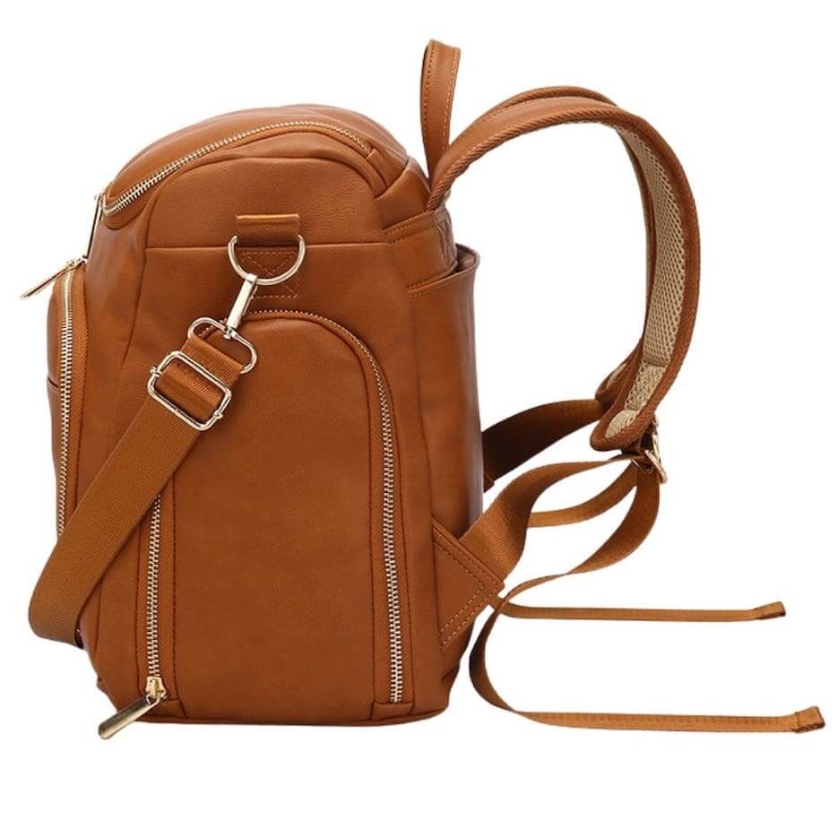 Beaulyn Nappy Bag | Faux Leather Baby Bag - Lulu Babe