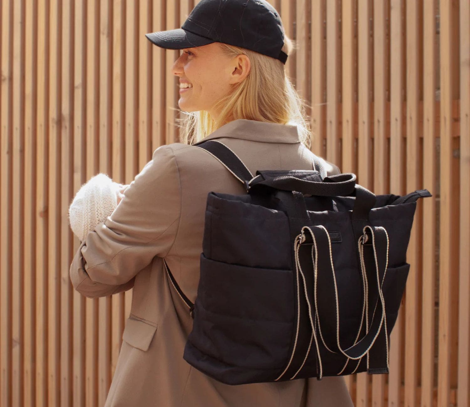 Best convertible nappy bag Australia - the Babymel Sammi Convertible Nappy Bag