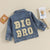 Big Bro denim jacket for big brother - flatlay