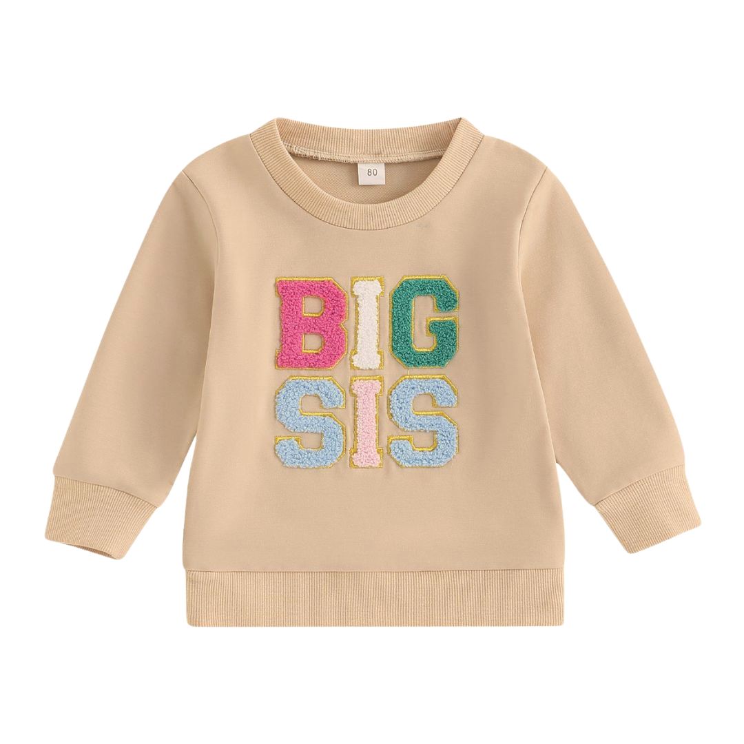 Big Sis Jumper | Celebrate Sisterhood with our Big Sister Pullover - Lulu Babe