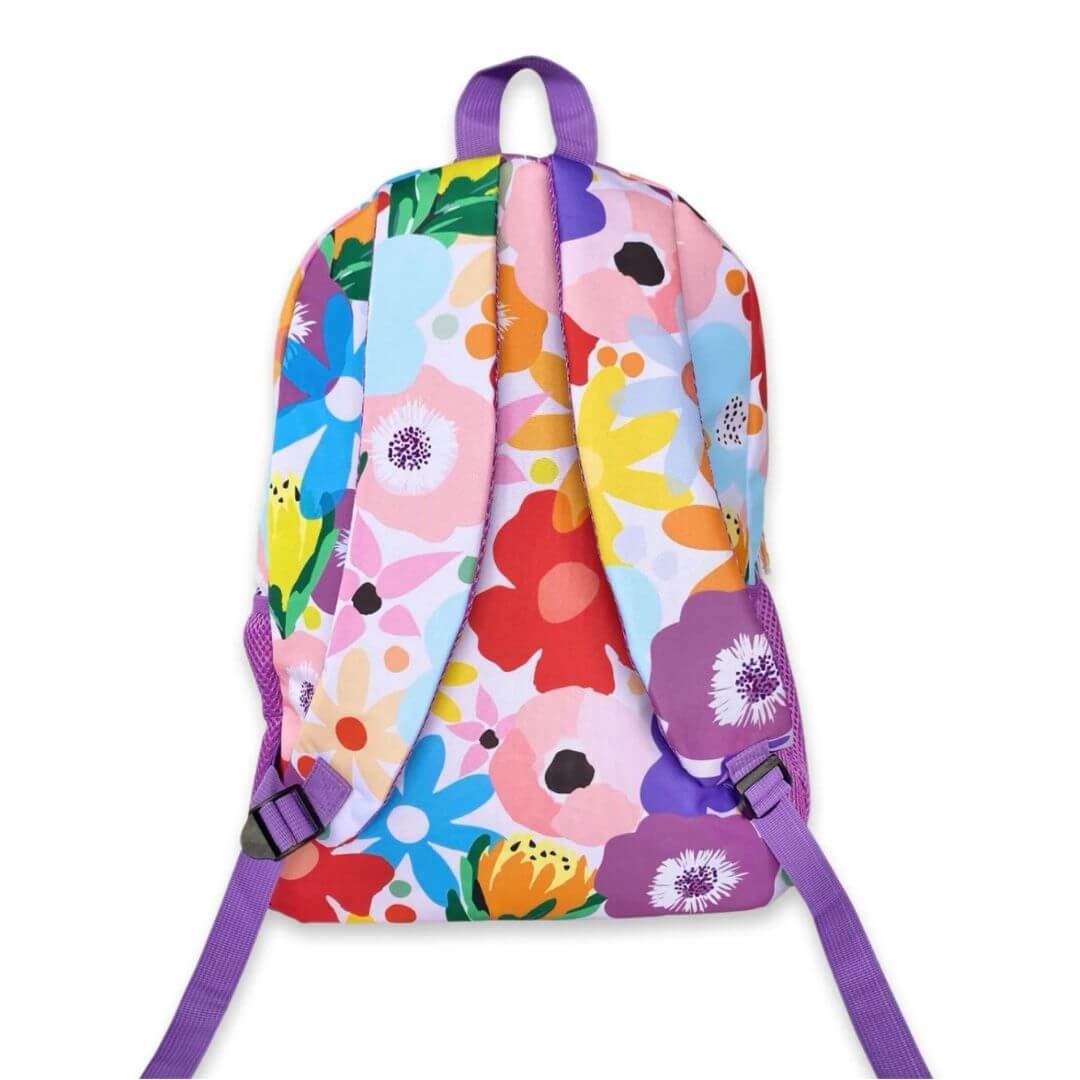 Bloom Large Kids Backpack | Vibrant Floral School Backpack - Morgy and Wills