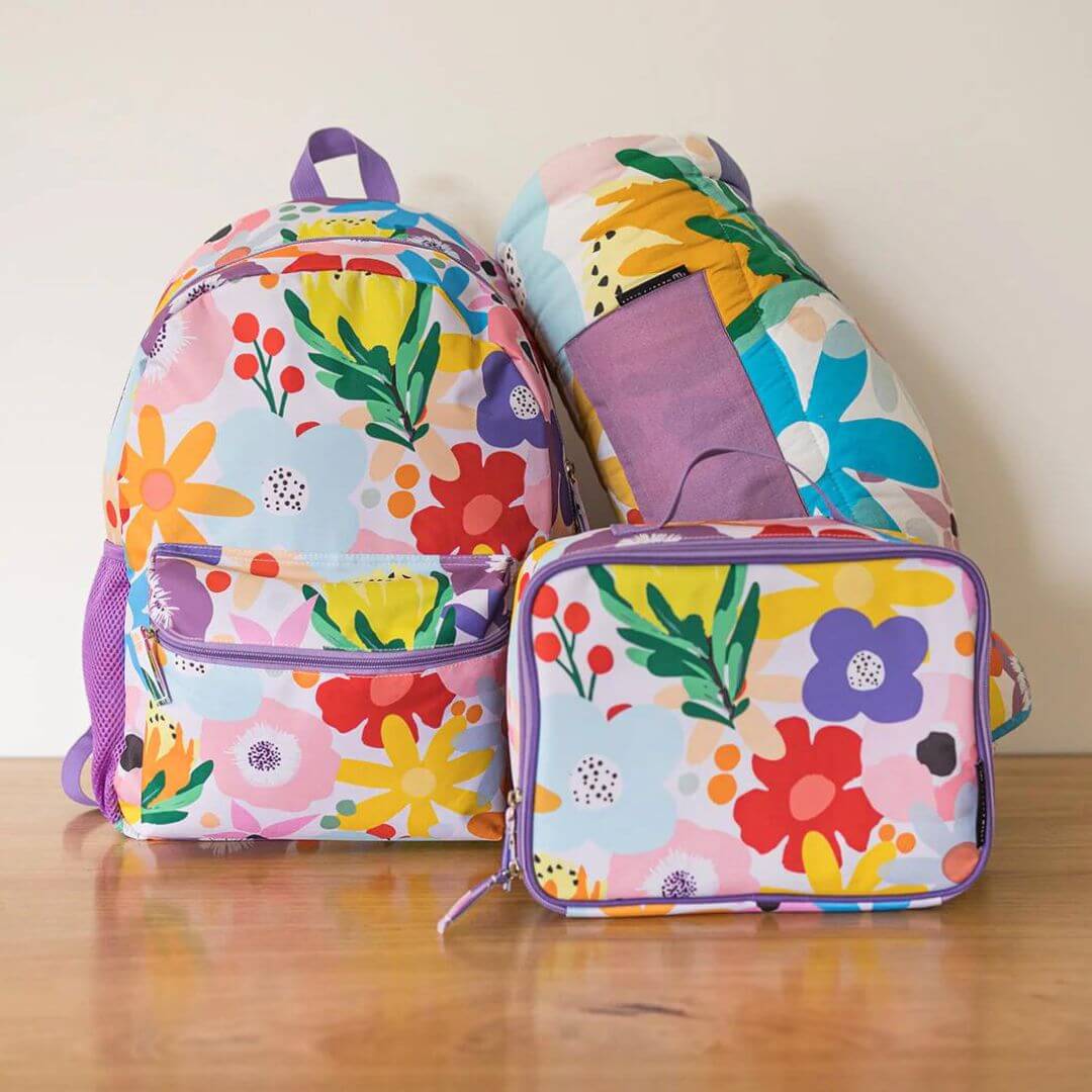 Bloom Large Kids Backpack | Vibrant Floral School Backpack - Morgy and Wills