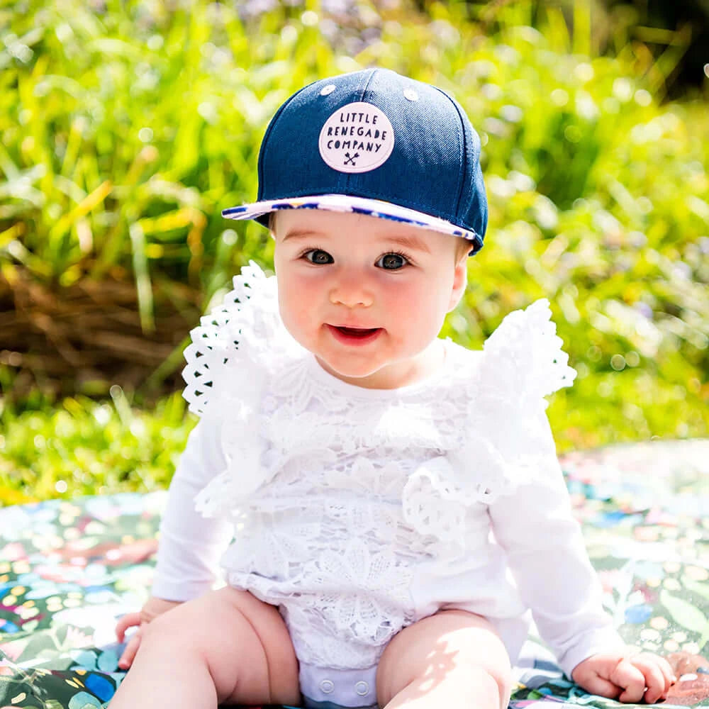 Cool Girls Cap | Watercolour Flower Cap for Spirited Kids - Little Renegade Company