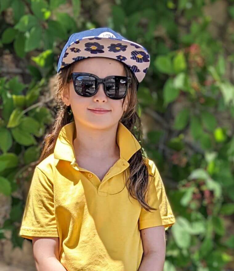 Cool Girls Cap | Watercolour Flower Cap for Spirited Kids - Little Renegade Company