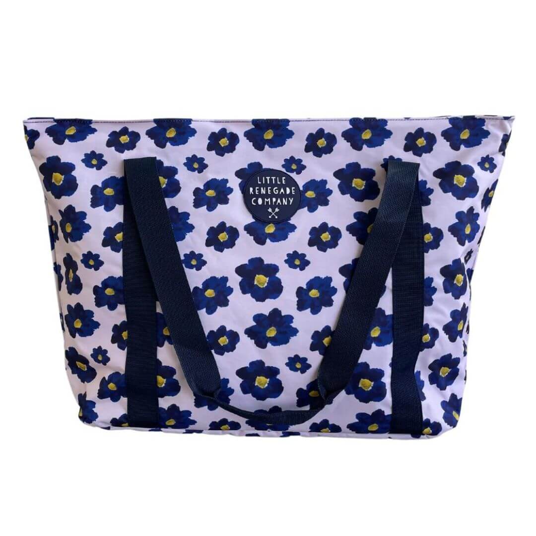 Floral Nappy Bag | Little Renegade Company Blossom Tote - Lulu Babe