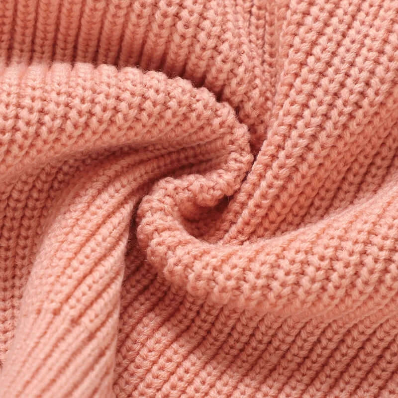 Bunny Knit Baby Jumper | Pullover Knit with Cute Rabbit Embroidery - Lulu Babe