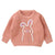 Bunny Knit Baby Jumper | Dusty Rose Toddler Sweater - Lulu Babe