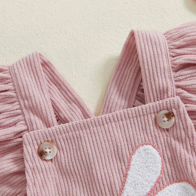 Bunny Tail Ruffle Romper