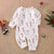 Candy Cane Zipper Romper | Long-Sleeve Waffle Baby Onesie - Lulu Babe