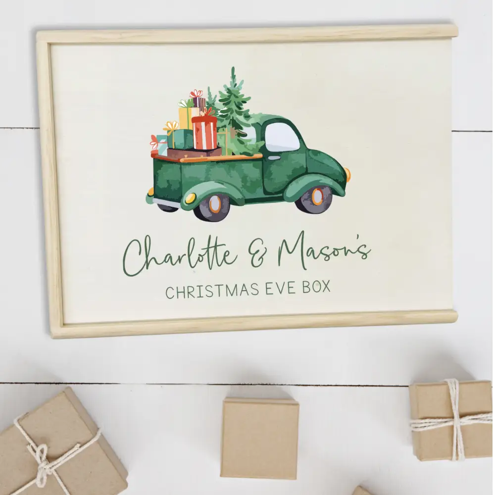 Christmas Box Australia | Personalised Wooden Box