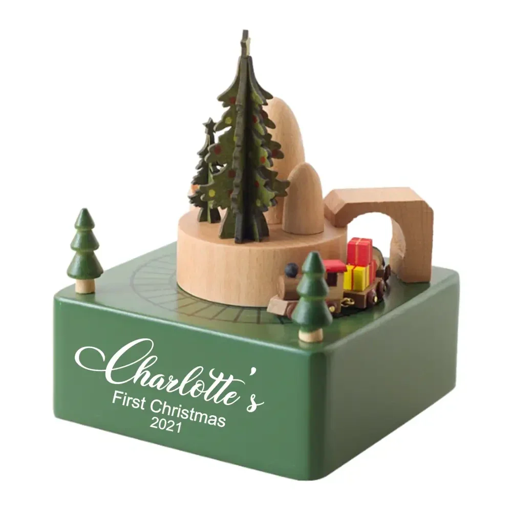 Personalised Christmas Music Box