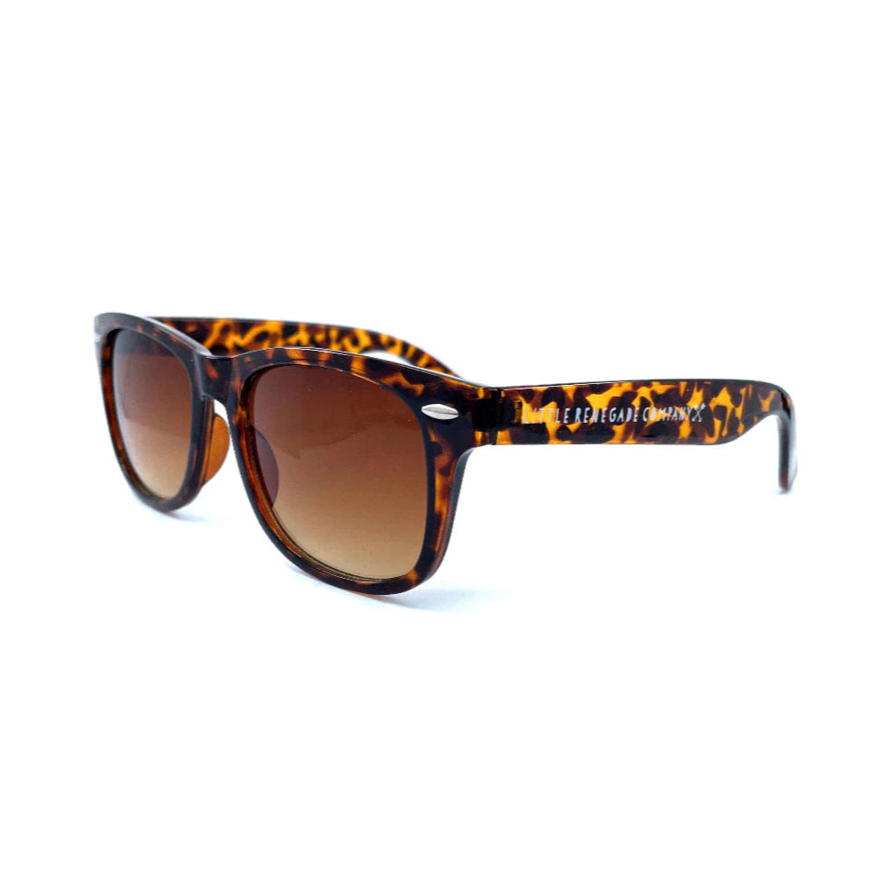 Wayfarer Toddler Sunglasses | Tortoiseshell | UV400 Protection - Little Renegade Company