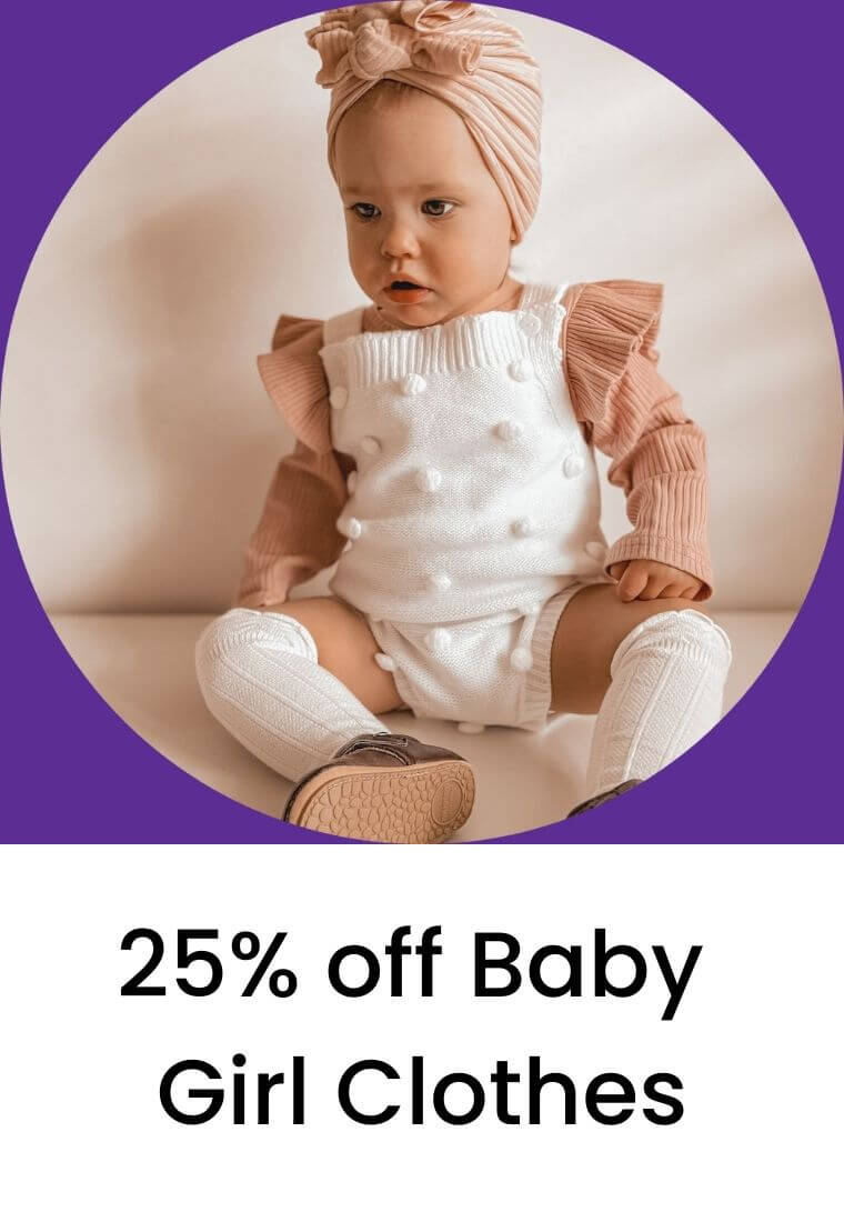 Save 25% off baby girl clothes in Lulu Babe's Click Frenzy Sale