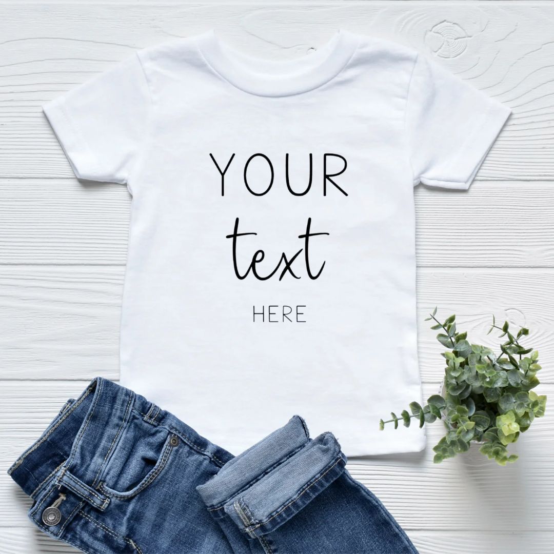 Custom Text Kids T-Shirt