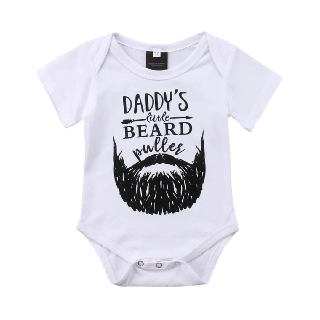 Daddy&#39;s Beard Puller Baby Bodysuit
