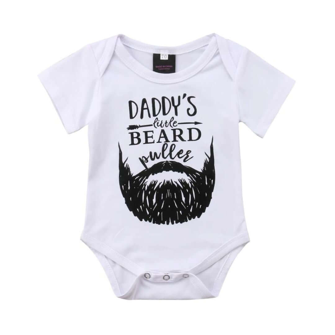 Daddy's Beard Puller Baby Bodysuit | Funny Baby Onesie - Lulu Babe