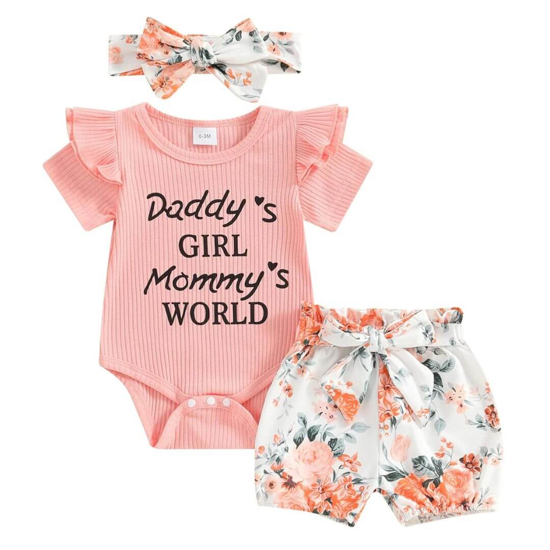 Daddy's Girl Mommy's World Set