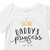 Daddy's Princess Set | Baby Girl Outfit with Sequin Bows - Lulu Babe