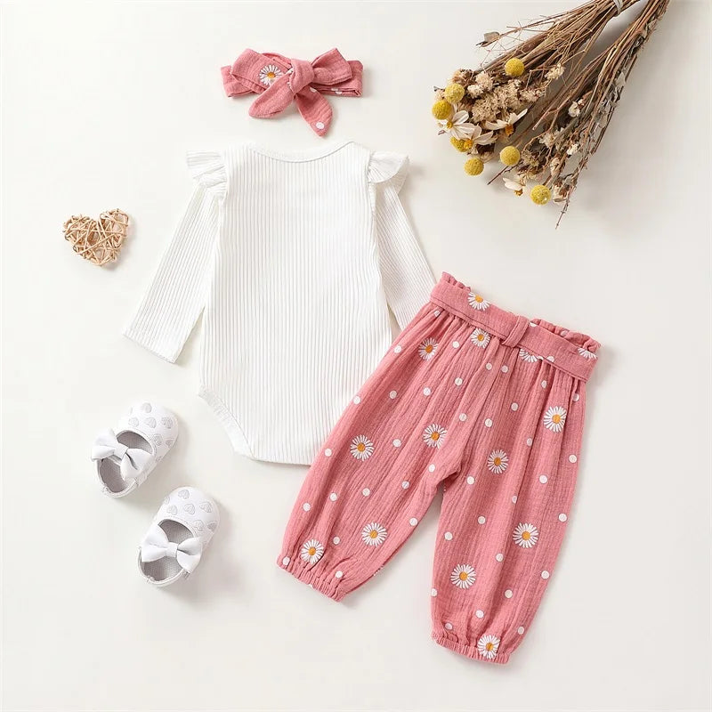 Daisy Muslin Pants Set