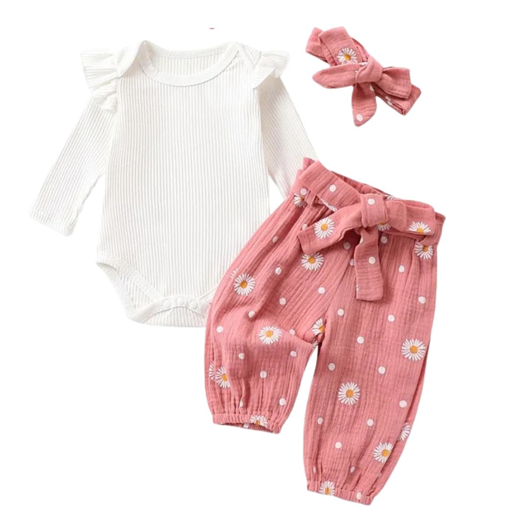 Daisy Muslin Pants Set