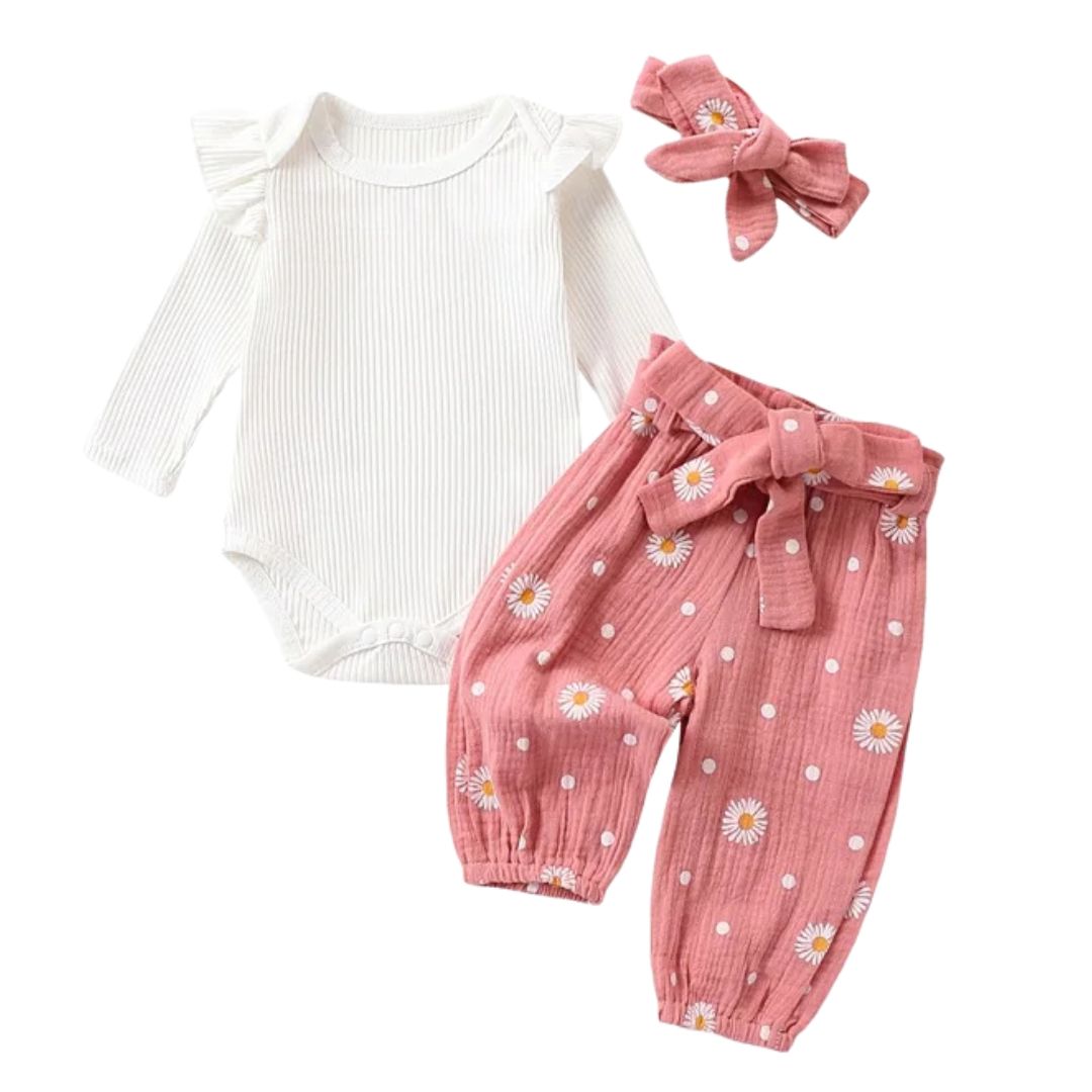 Daisy Muslin Pants Set