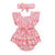 Daisy Ruffle Romper | Pastel Floral Baby Girl Outfit - Lulu Babe