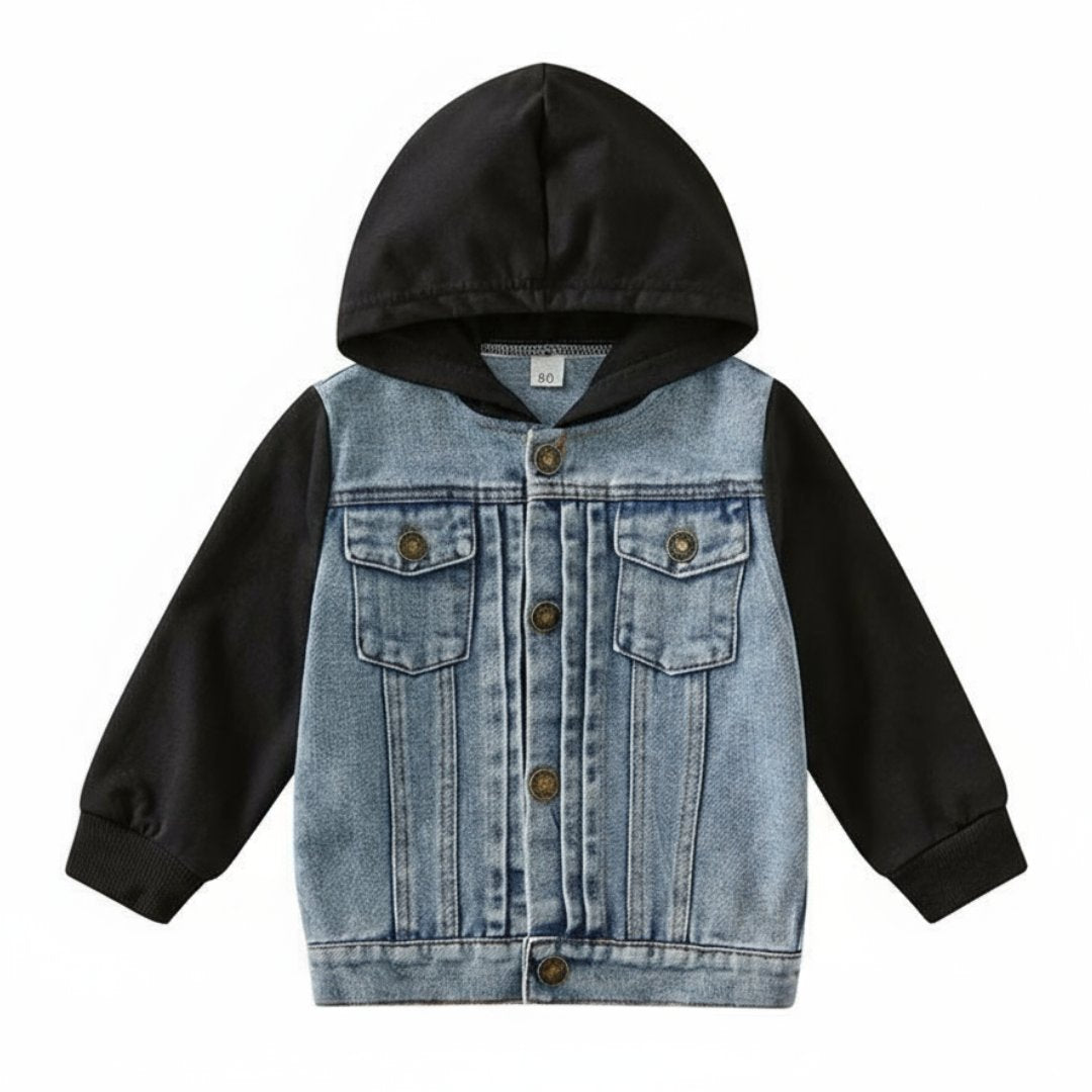 Urban Denim Hoodie Jacket