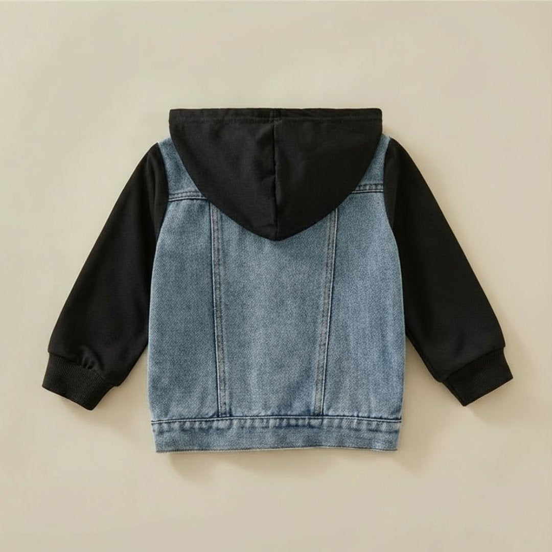 Urban Denim Hoodie Jacket