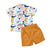 Dinosaur Shirt Toddler Set | Fun Formal Outfit for Baby & Toddler Boy - Lulu Babe