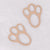 Easter Bunny Footprint Stencils | Set of 2 Paw Stencils - Lulu Babe