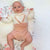 Knit Baby Romper | Winter Romper with Pom Pom Heart - Lulu Babe