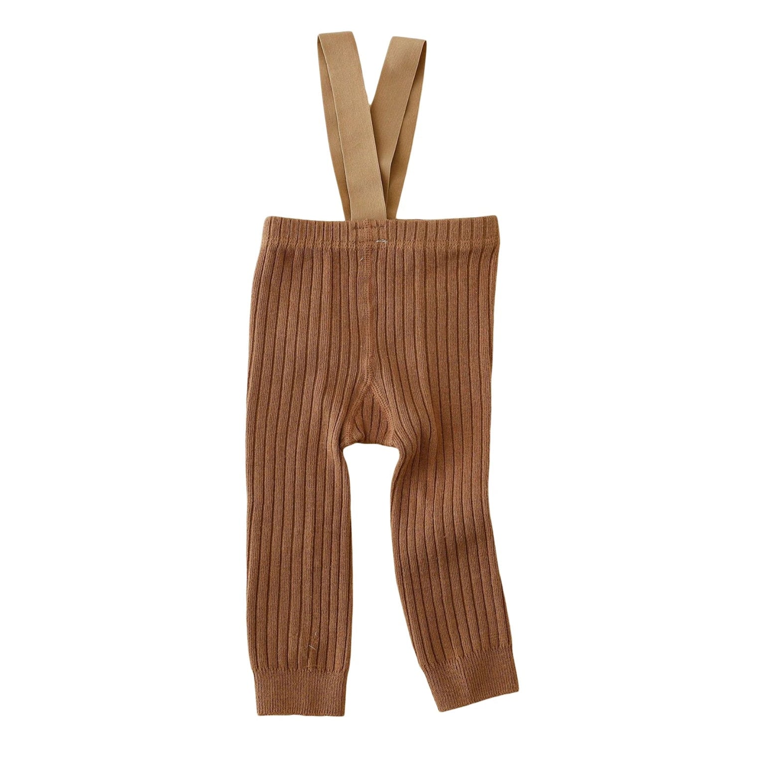 Vintage Baby Suspender Tights in hazelnut | Cute Footless Unisex Leggings - Lulu Babe