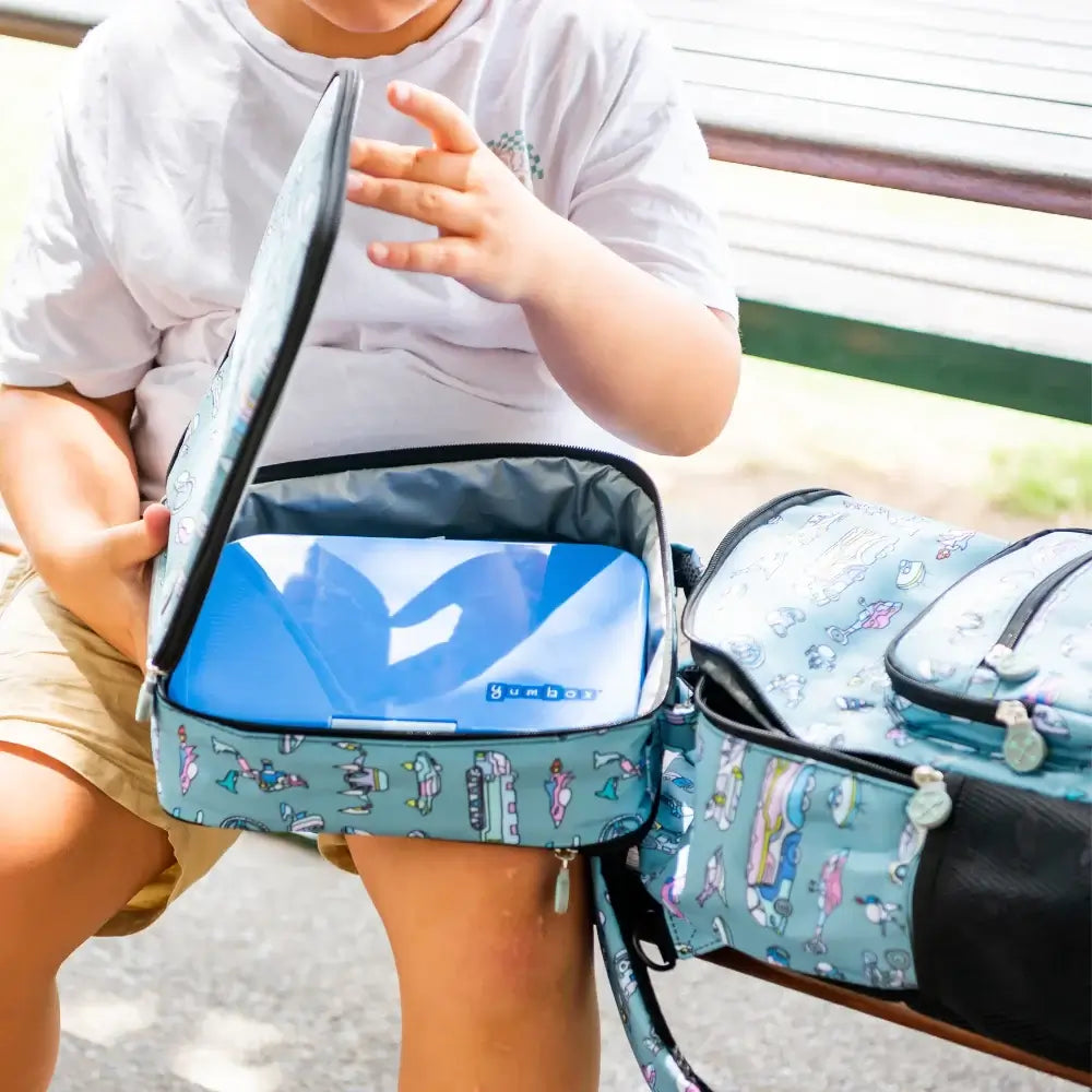 Insulated Kids Lunch Bag | Fun Transport Print - Little Renegade Company