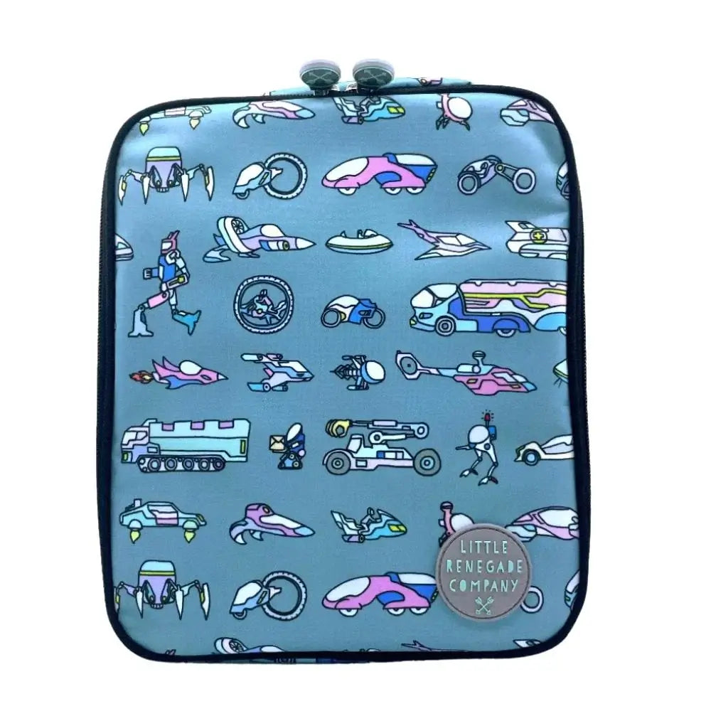 Insulated Kids Lunch Bag | Fun Transport Print - Little Renegade Company