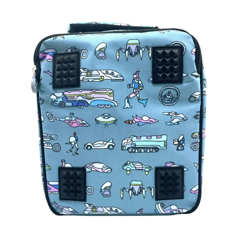 Insulated Kids Lunch Bag | Fun Transport Print - Little Renegade Company