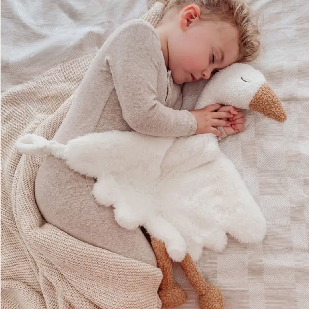 Gigi The Goose sleeping toy - baby boy