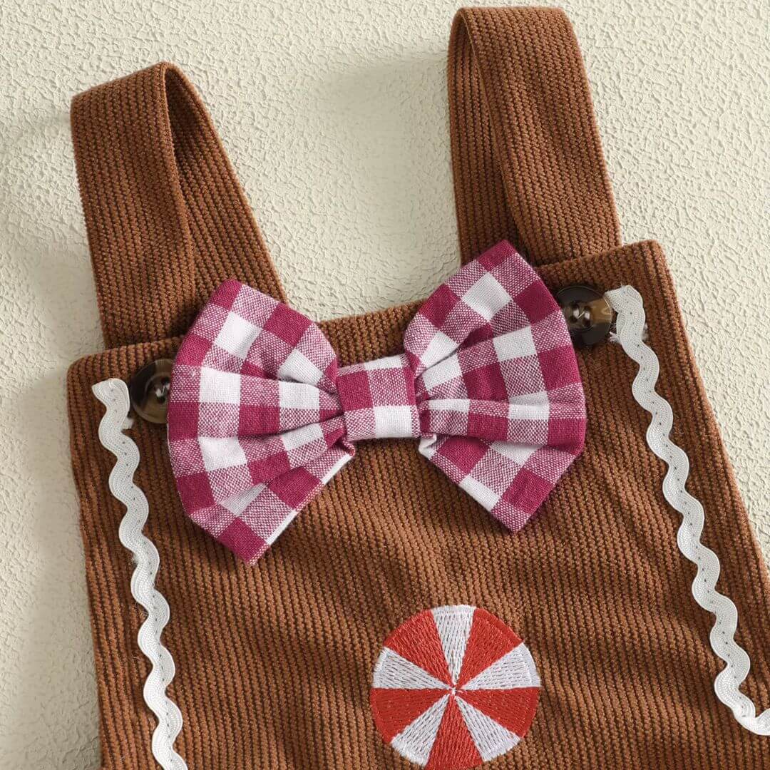 Gingerbread Baby Romper